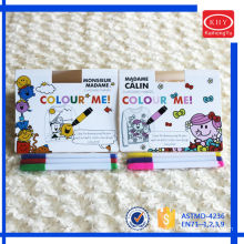 Hot sales high quality colored ink textile marker set for children drawing